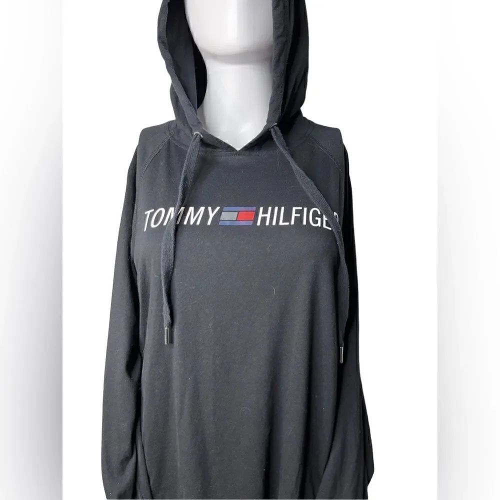 Tommy Hilfiger Sport Athleisure Hoodie Black Size Large